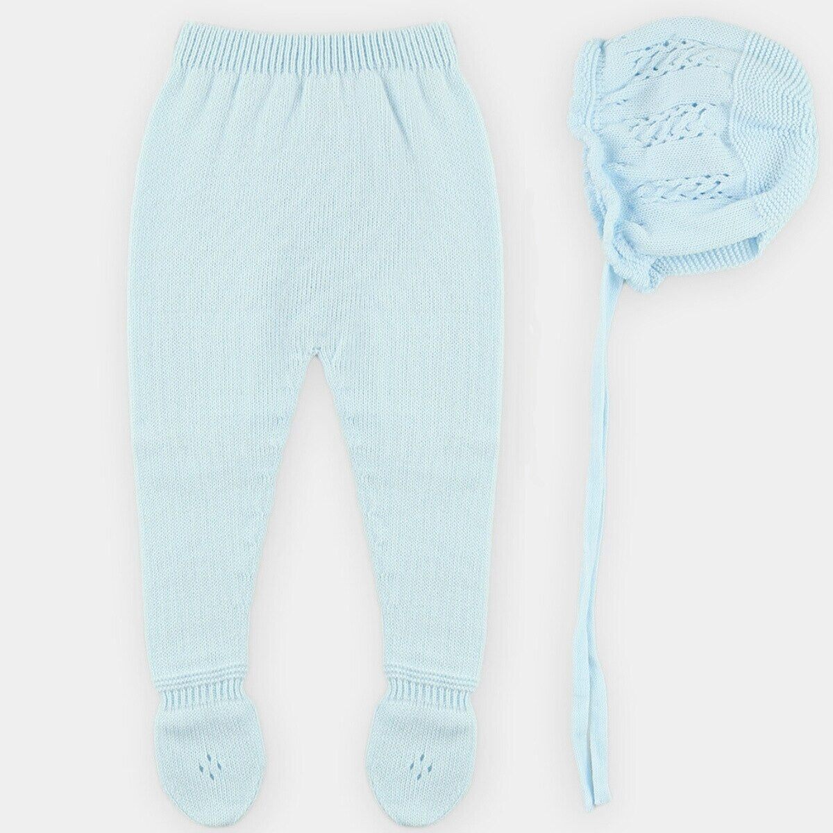 Conjunto Perle Celeste Cuello Batista
