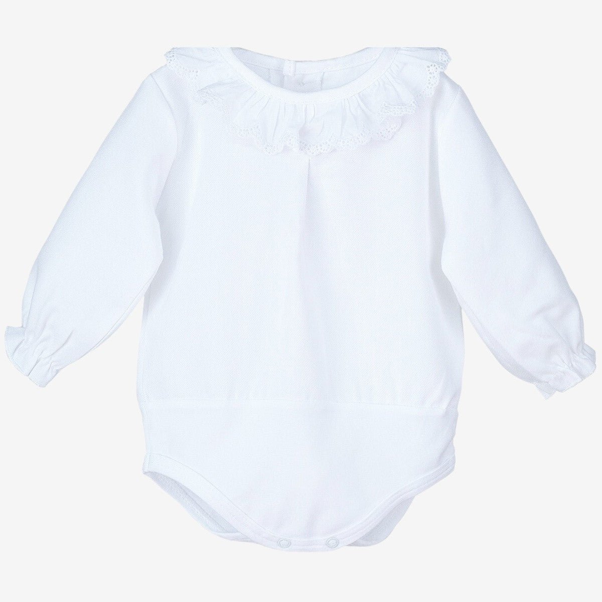 Body Camisa Plumeti Blanco