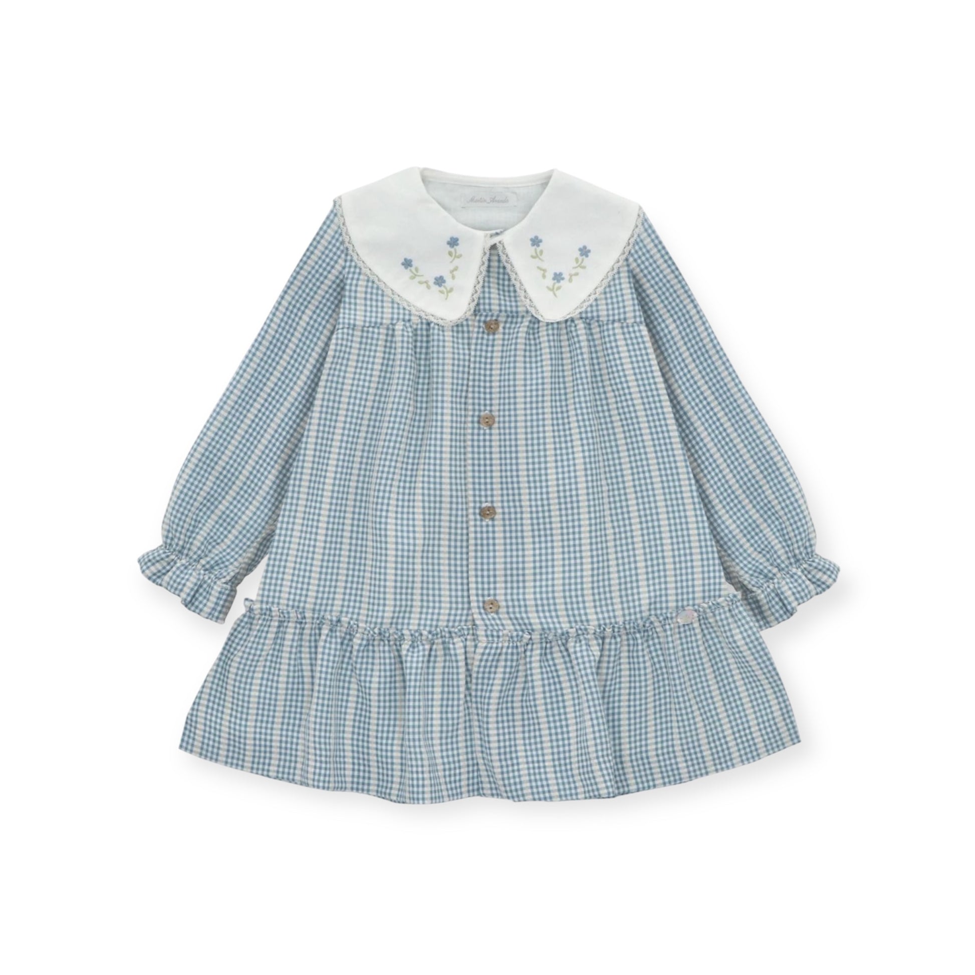 Vestido Niagara Celeste Cuello Oversized