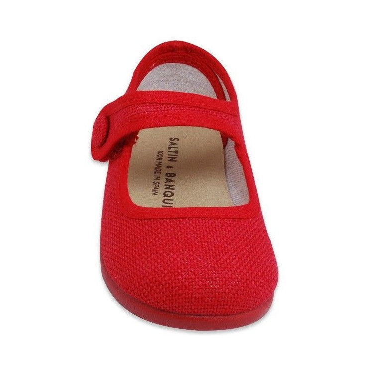 Mercedita Lino Botón Rojo