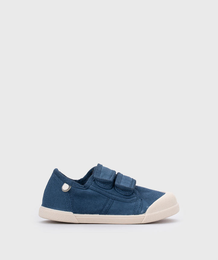 Zapato Lona Marino con Cierre Magico