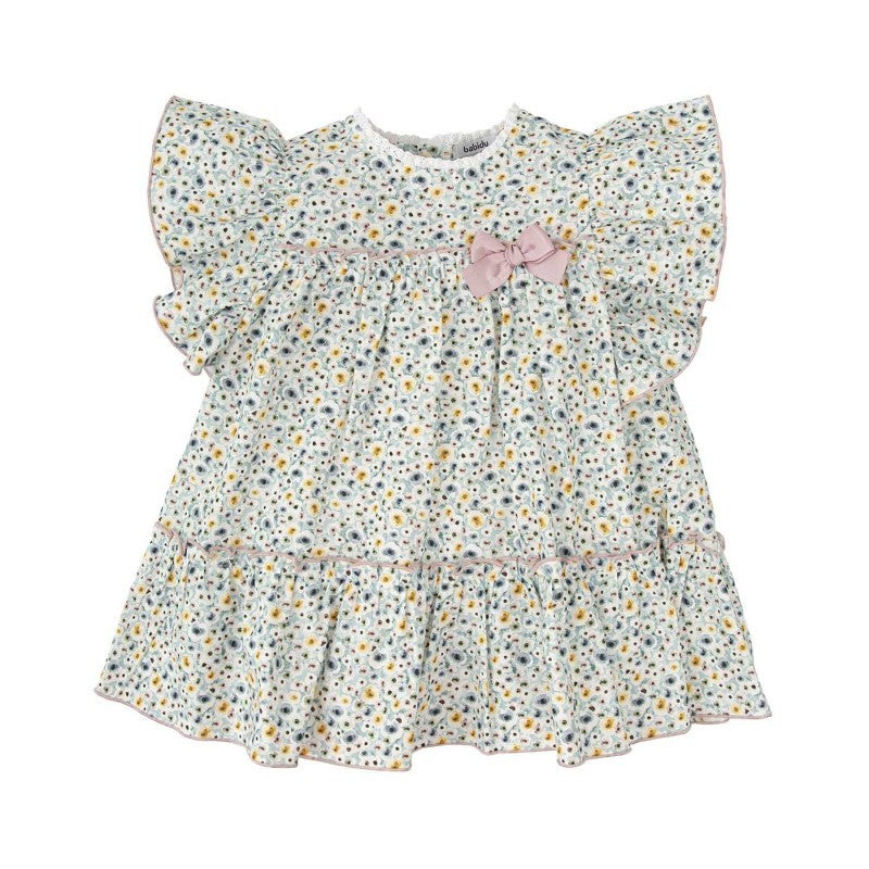 Vestido Estampado con Lazo Duende