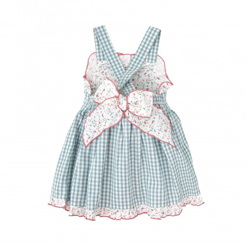 Vestido de Cuadros con Tirantes Brisa
