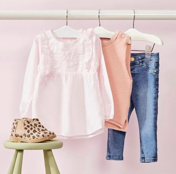 Camisa Manga Larga Rosa