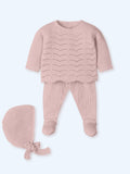 Conjunto Perle Onditas Rosa Palo con Capota a Juego