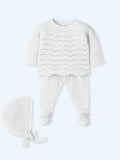 Conjunto Perle Onditas Blanco con Capota a Juego