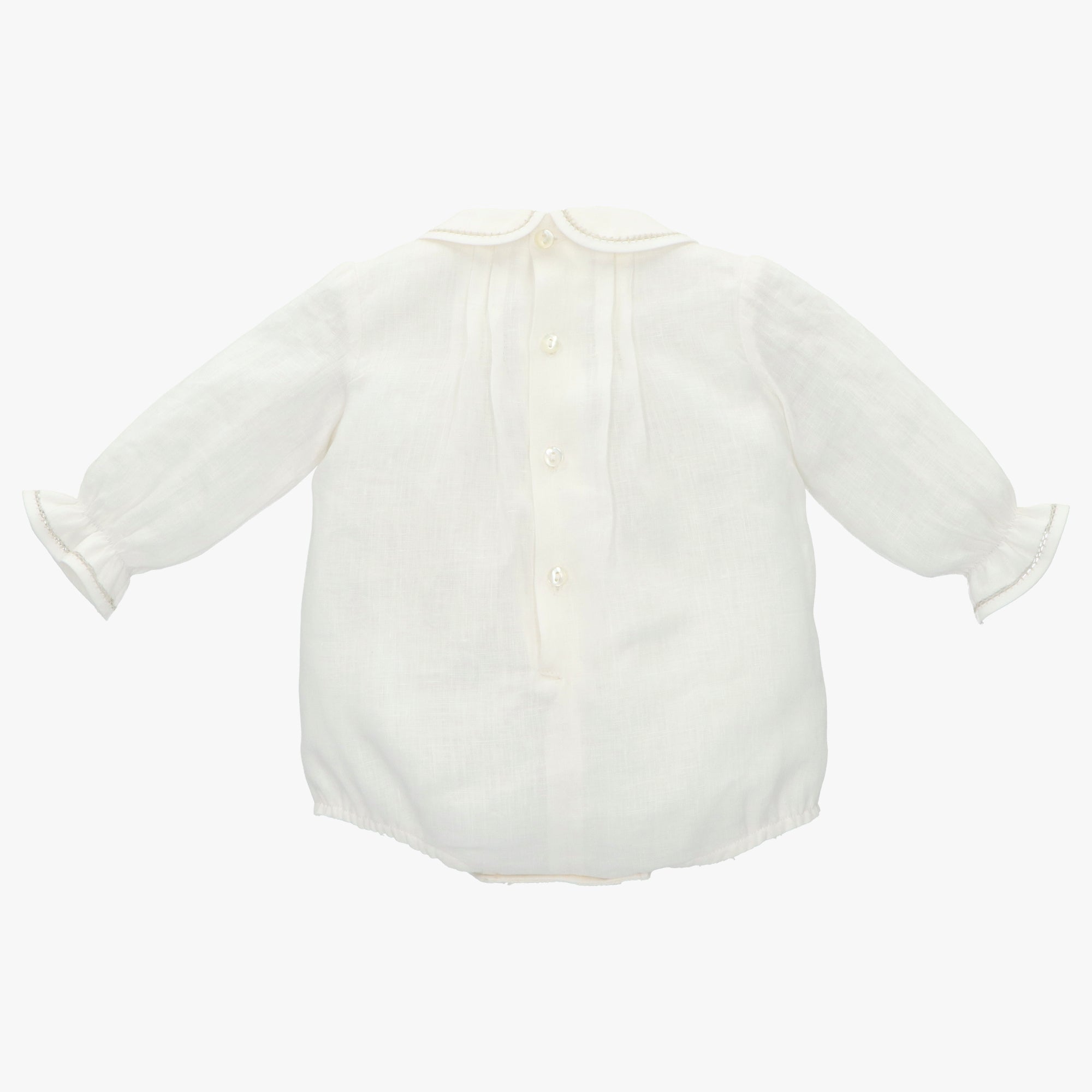 Pelele de Lino Marfil Ceremonia