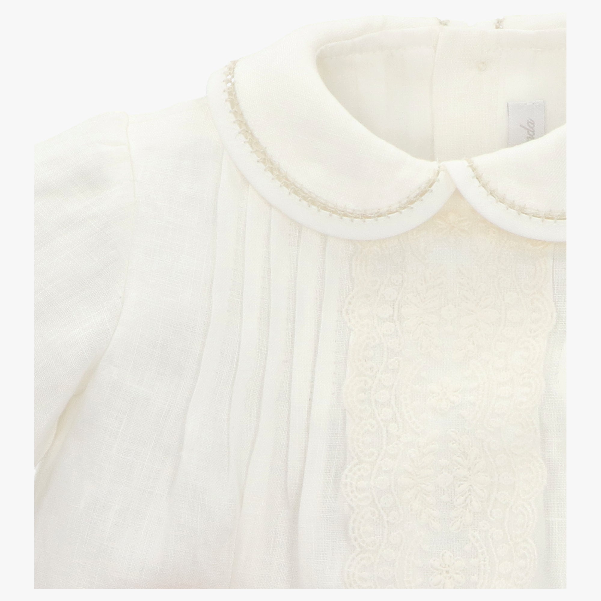 Pelele de Lino Marfil Ceremonia