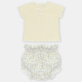 Conjunto de Punto Amarillo Pastel con Cubre Panal Winnipeg
