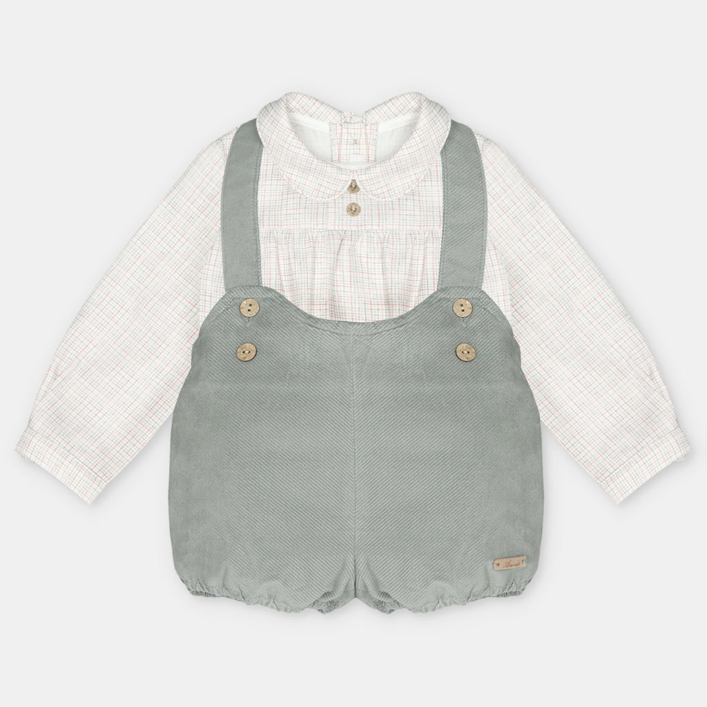 Conjunto Tirantes Verde Salvia Coleccion Pravia