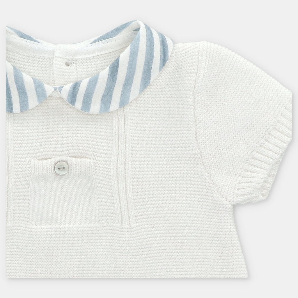 Conjunto Camisa de Punto con Bombacho de Rayas Surrey