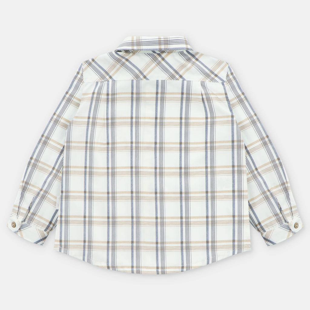 Camisa Cuadros Azul Noche Leicester