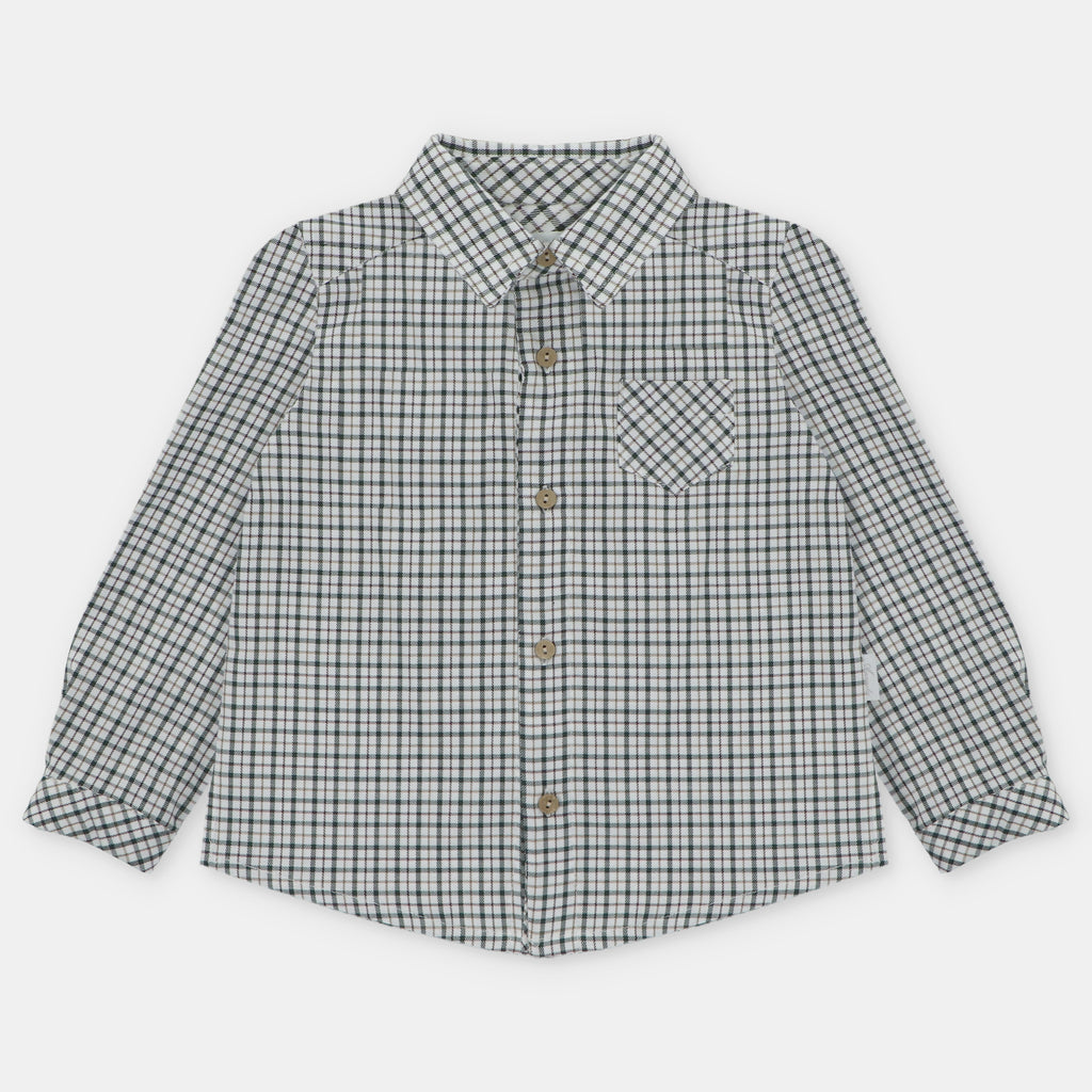 Camisa Cuadros Verde Brighton