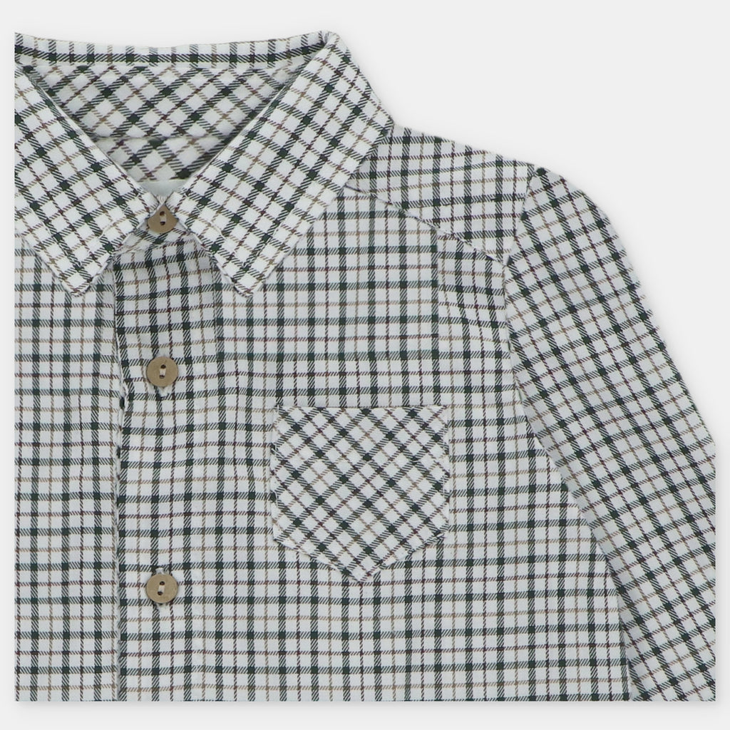 Camisa Cuadros Verde Brighton
