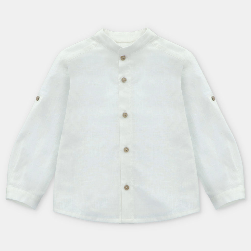 Camisa de Lino Blanca