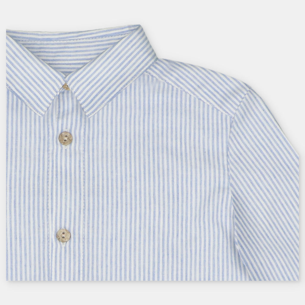 Camisa Rayas Marino Coleccion Caravia