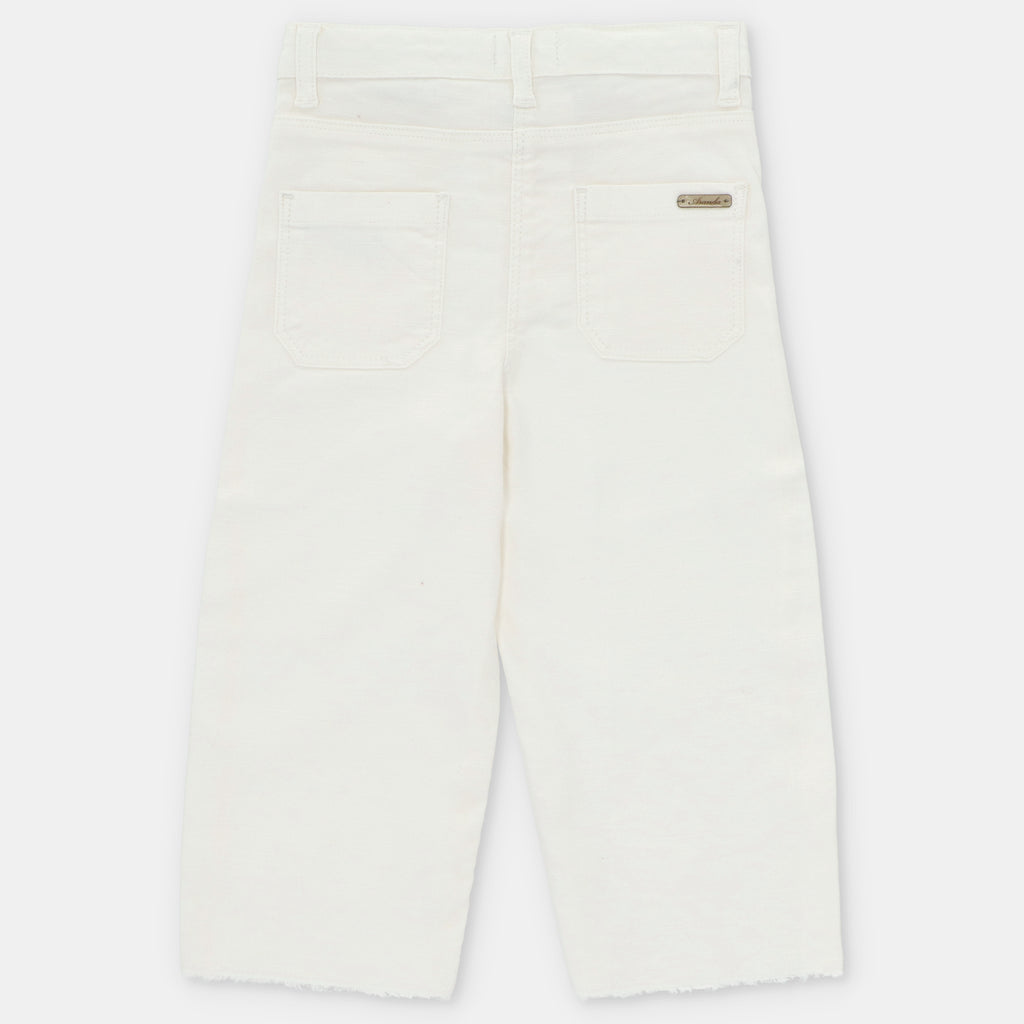 Pantalon Sarga Crudo Leeds