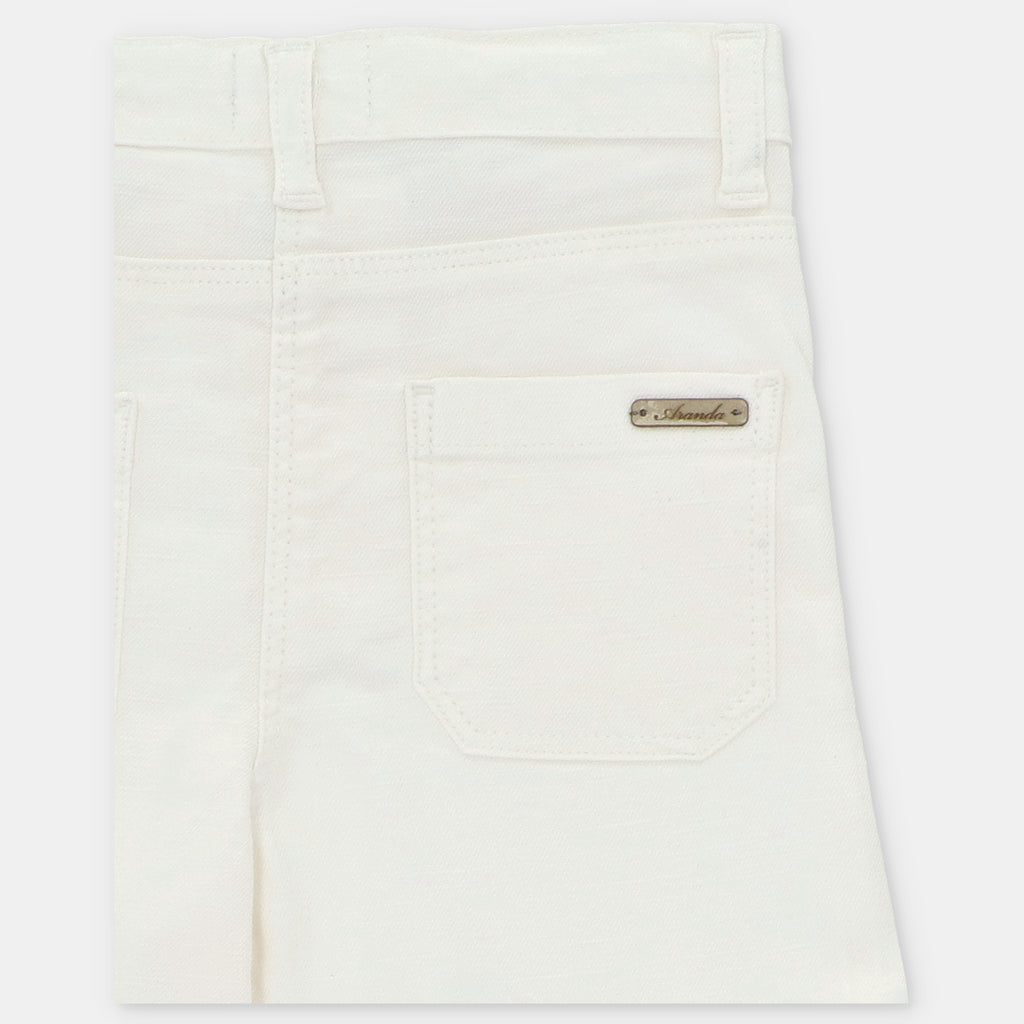 Pantalon Sarga Crudo Leeds