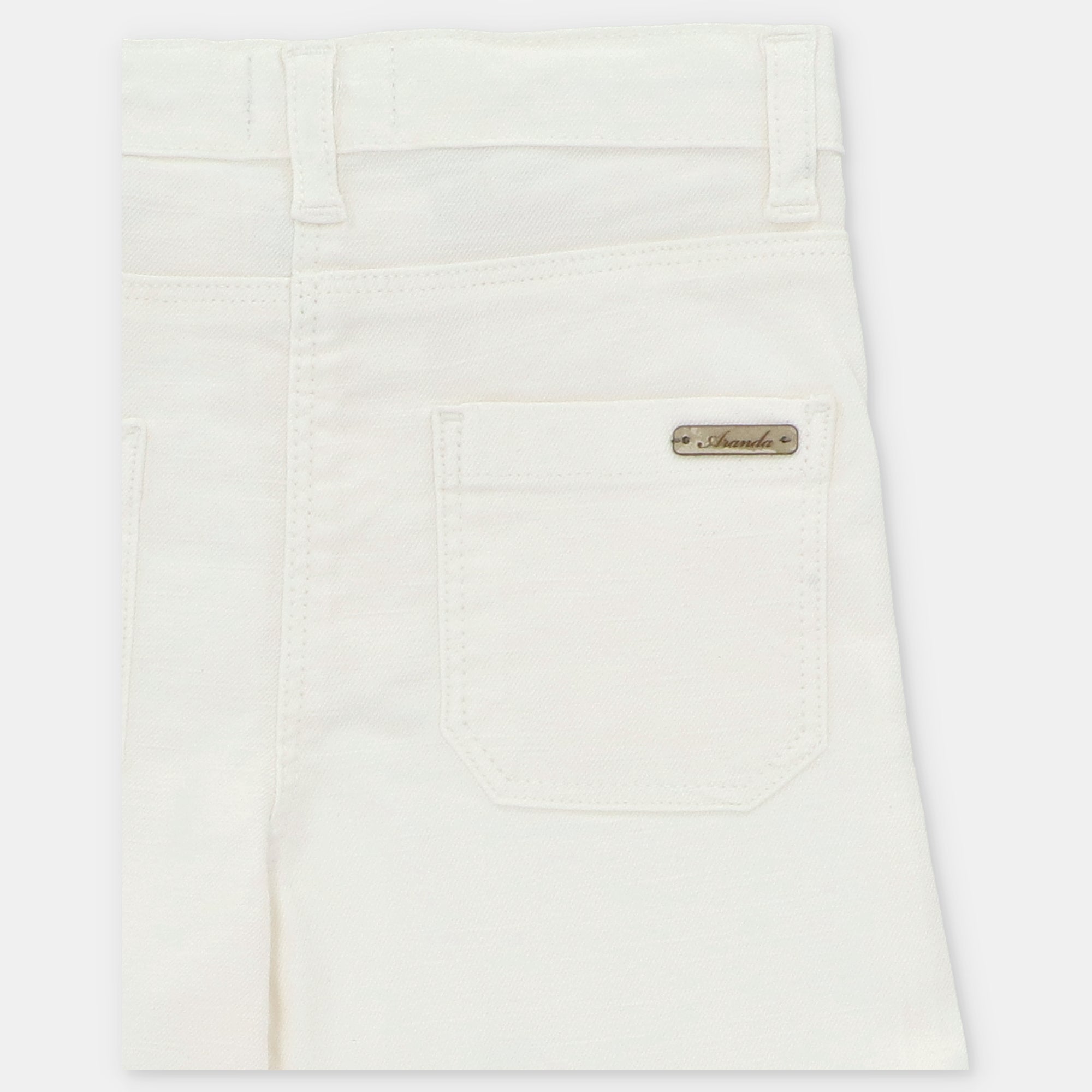 Pantalon Sarga Crudo Leeds