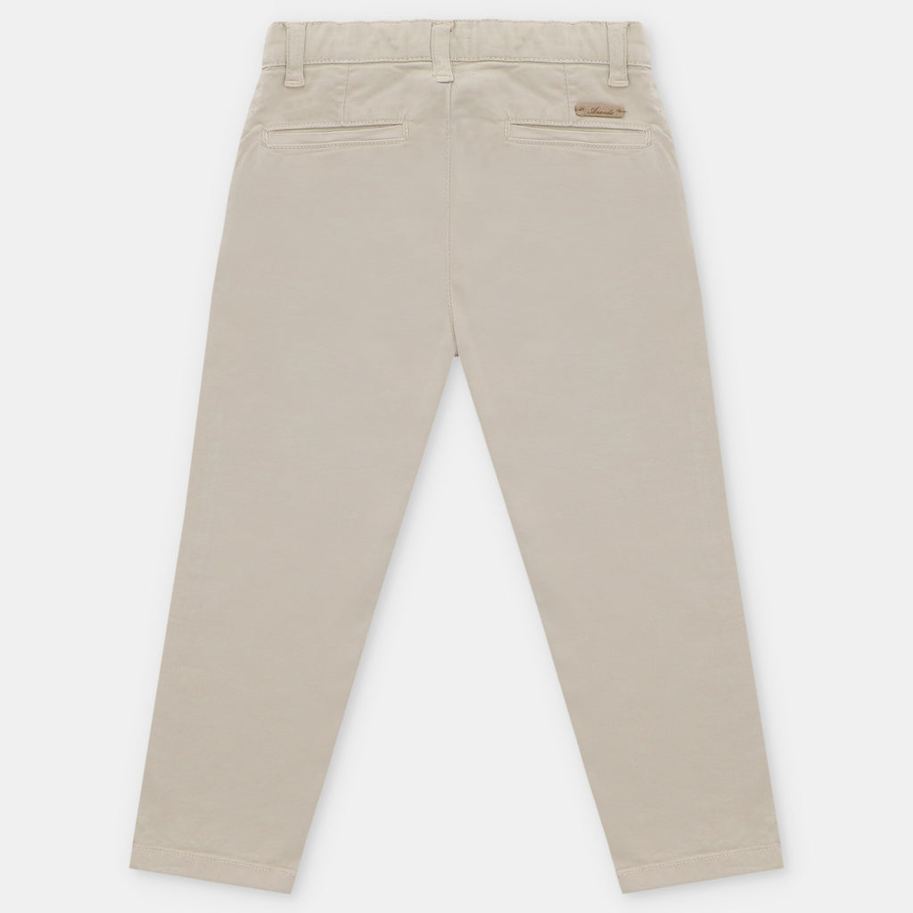 Pantalon Chino Sarga Beige Coleccion Caravia