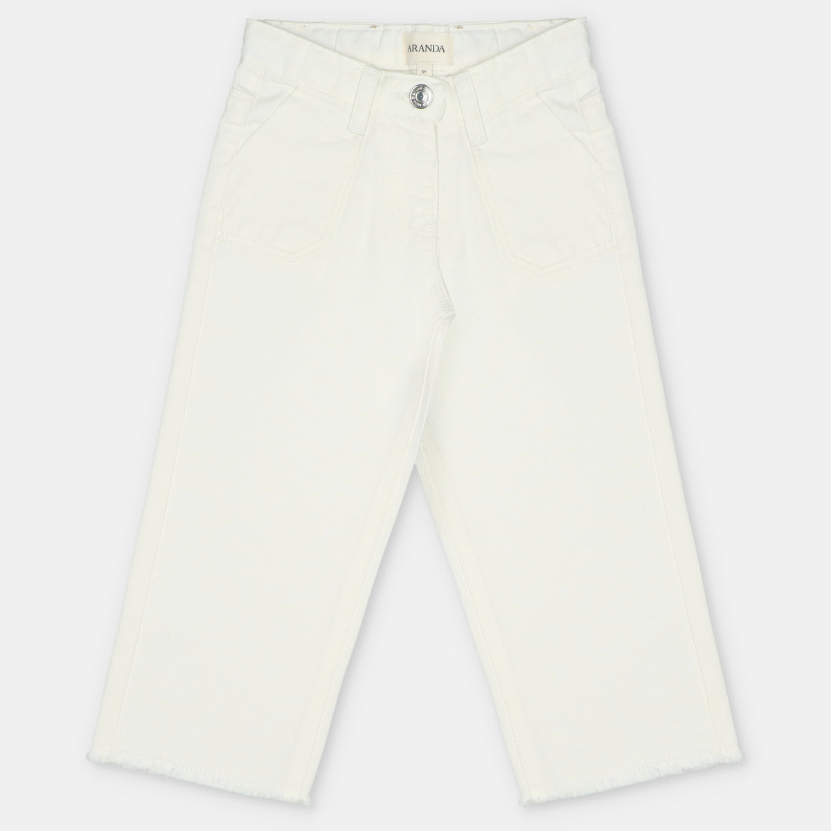 Pantalon Straight Sarga Crudo Coleccion Pravia