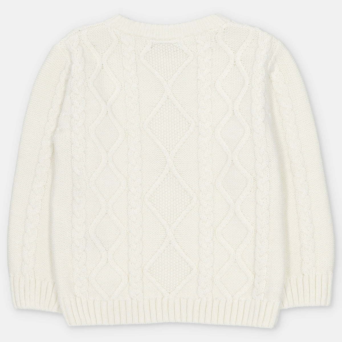 Jersey Punto Trenzas Unisex Burdeos
