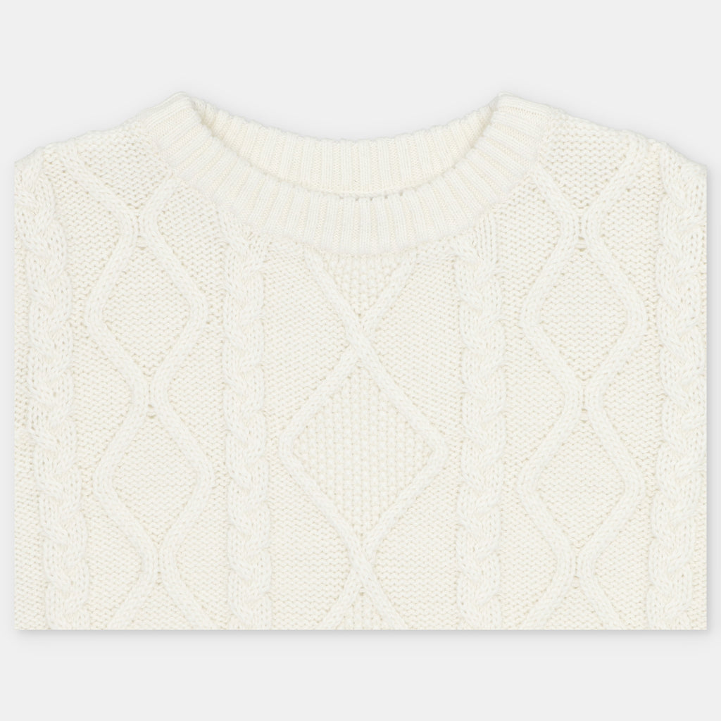 Jersey Punto Trenzas Unisex Burdeos