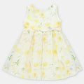 Vestido Estampado Flores Amarillo Pastel Winniepeg