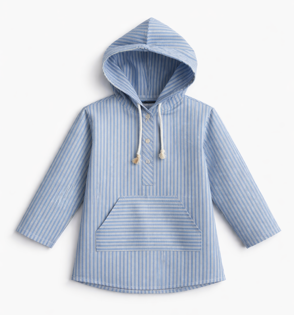 Camisa Capucha Rayas Colección Banana