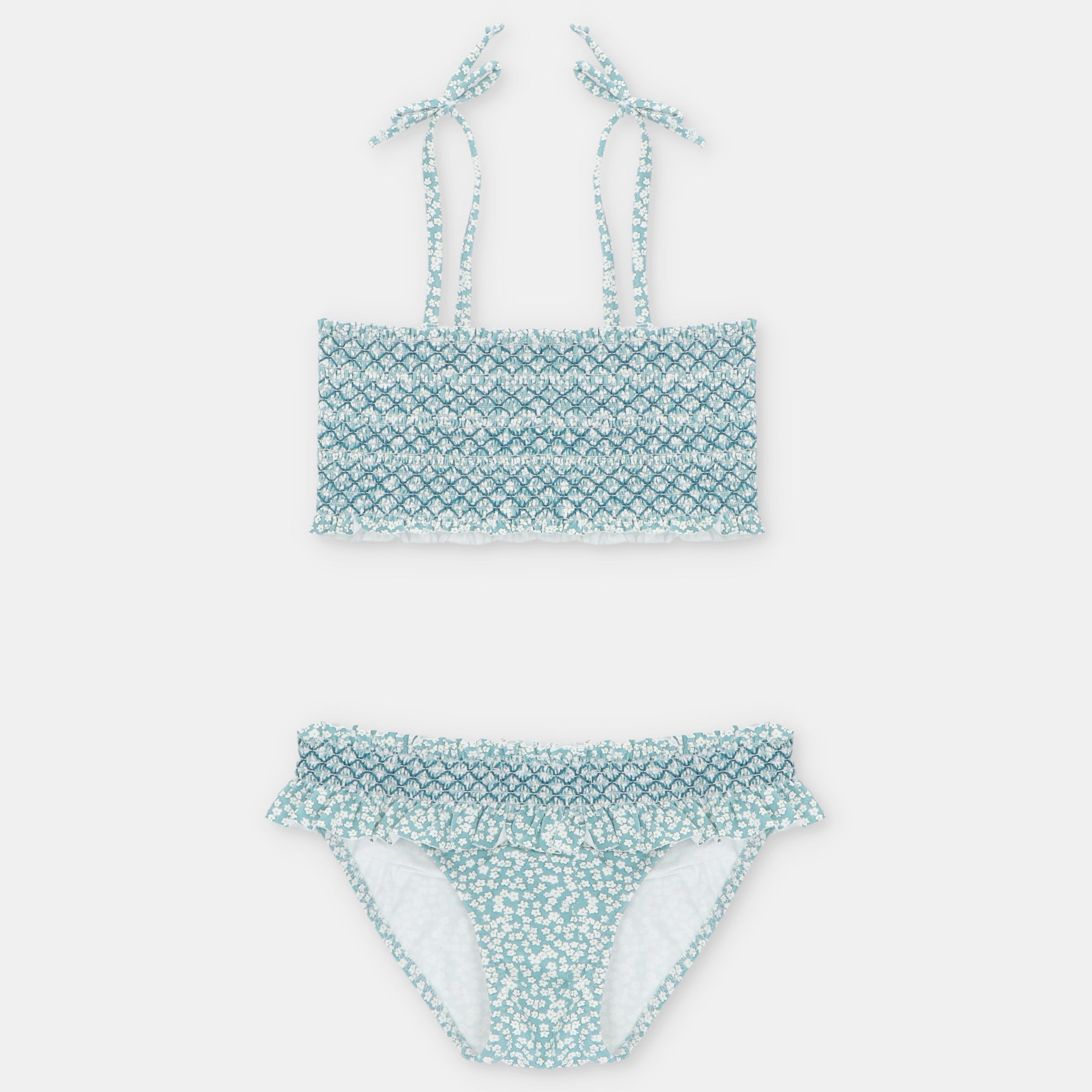 Bikini de Flores con Nido de Abeja Picnic