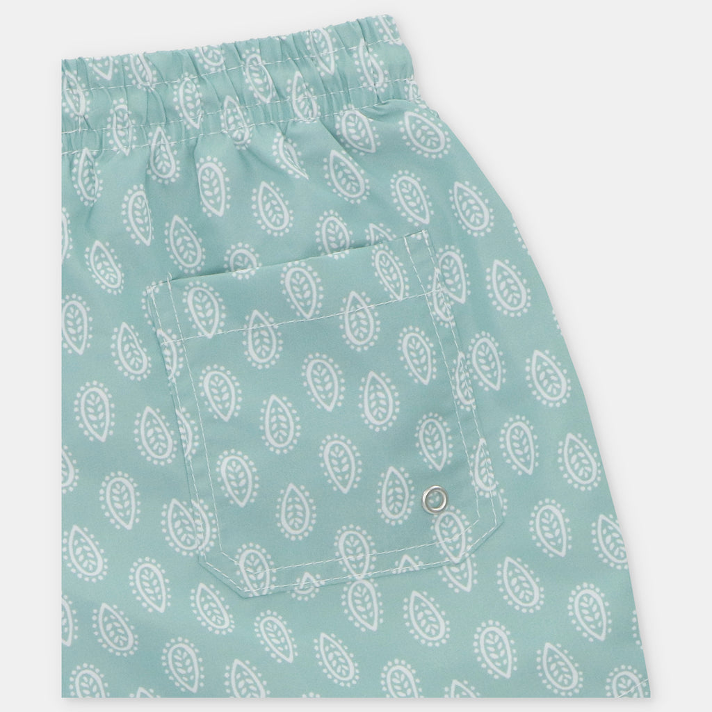 Short de Baño Verde Agua