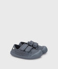 Zapato de Lona Barefoot Azul con Cierre Magico