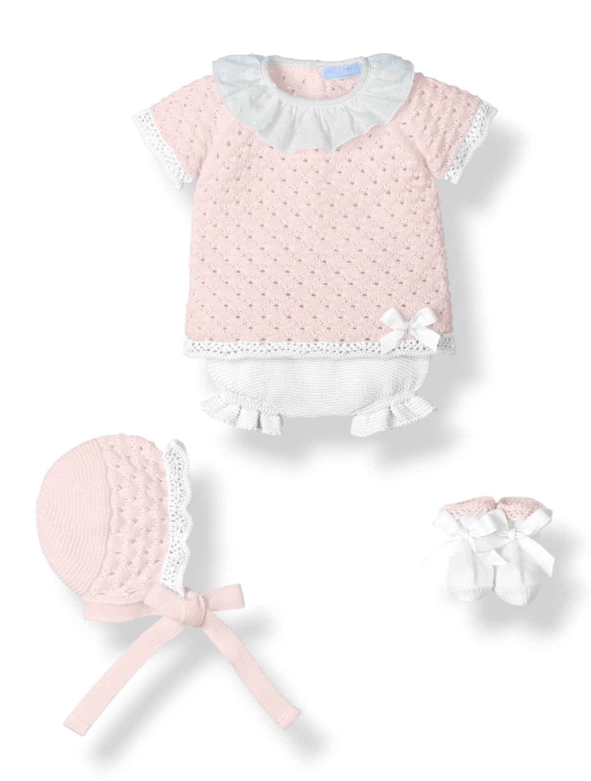 Conjunto 4 Piezas Perle Rosa Empolvado