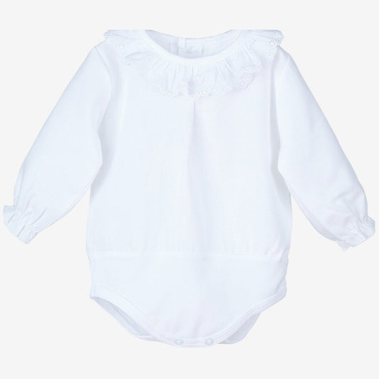 Body Camisa Plumeti Blanco