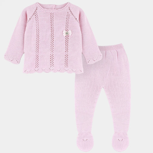 Conjunto Perle Rosa Palo