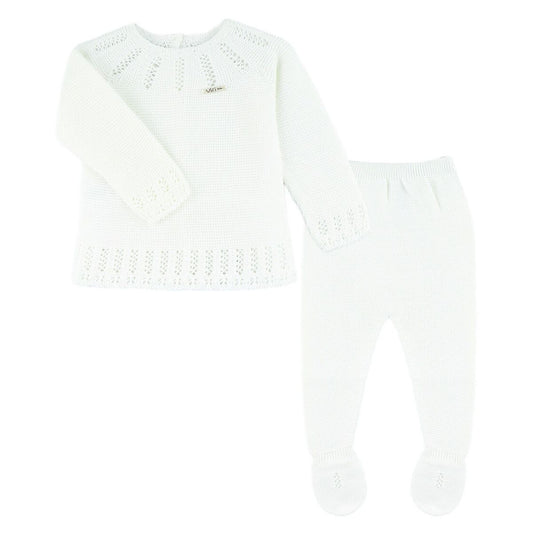 Conjunto Perle Espigas Blanco