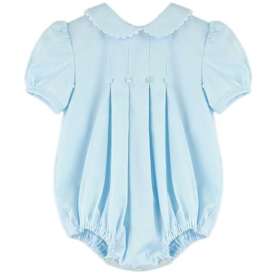 Pelele Azul Celeste co Cuello Peter Pan