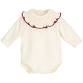 Body Maxi Cuello con Borde Burgundy