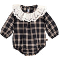 Pelele Cuadros Gris Plomo y Beige Colección Tramontana