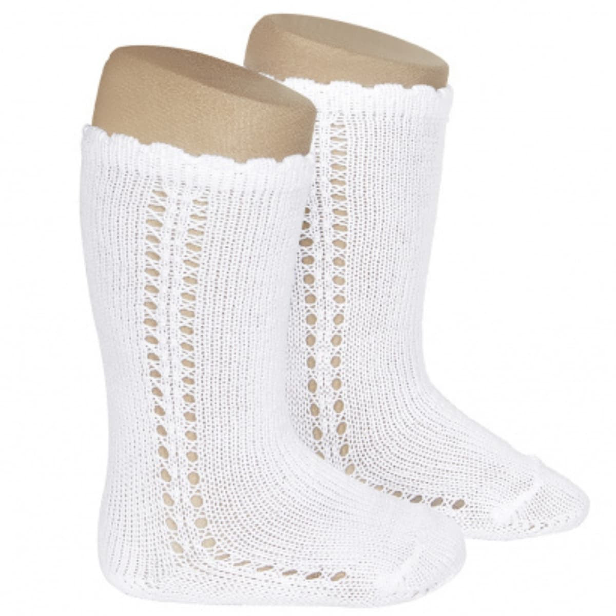 Calcetines Altos Perle Blancos