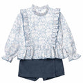 Conjunto Falda Short y Blusa Coleccion Naron
