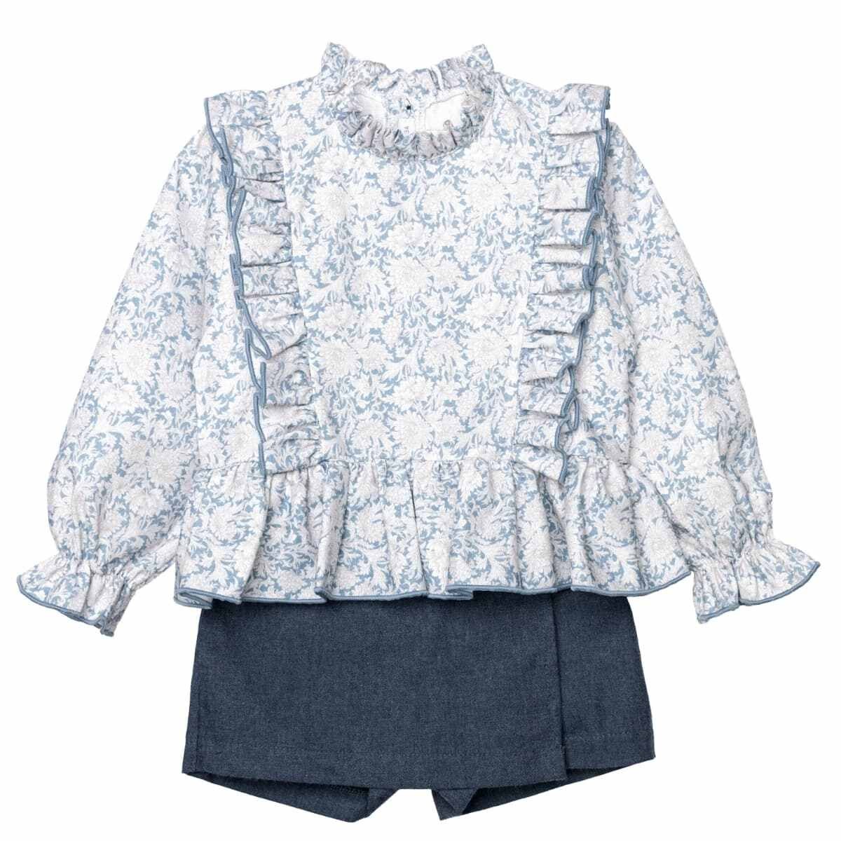 Conjunto Falda Short y Blusa Coleccion Naron