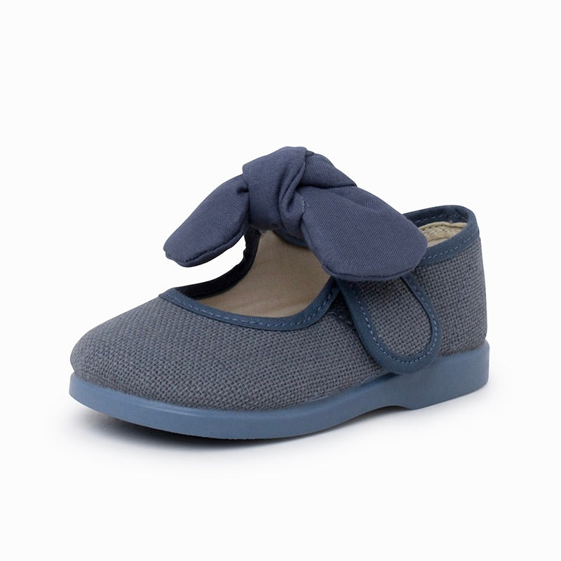 Mercedita Lino con Lazo Removible Indigo Barefoot