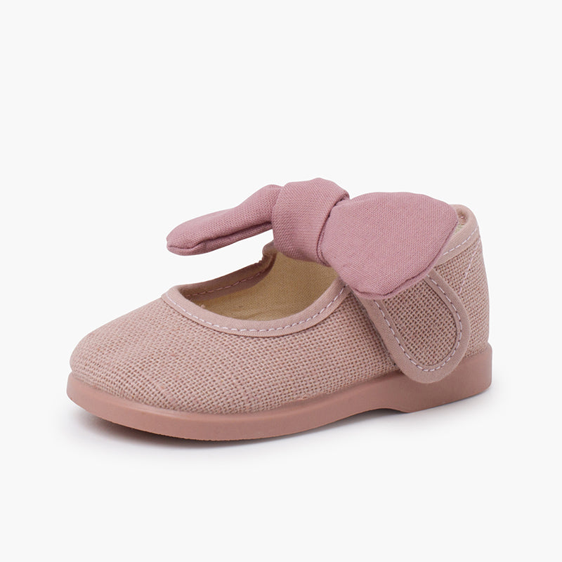 Mercedita Lino con Lazo Removible Rosa Palo Barefoot