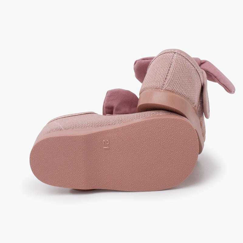 Mercedita Lino con Lazo Removible Rosa Palo Barefoot