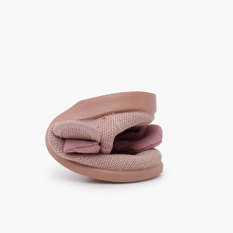 Mercedita Lino con Lazo Removible Rosa Palo Barefoot