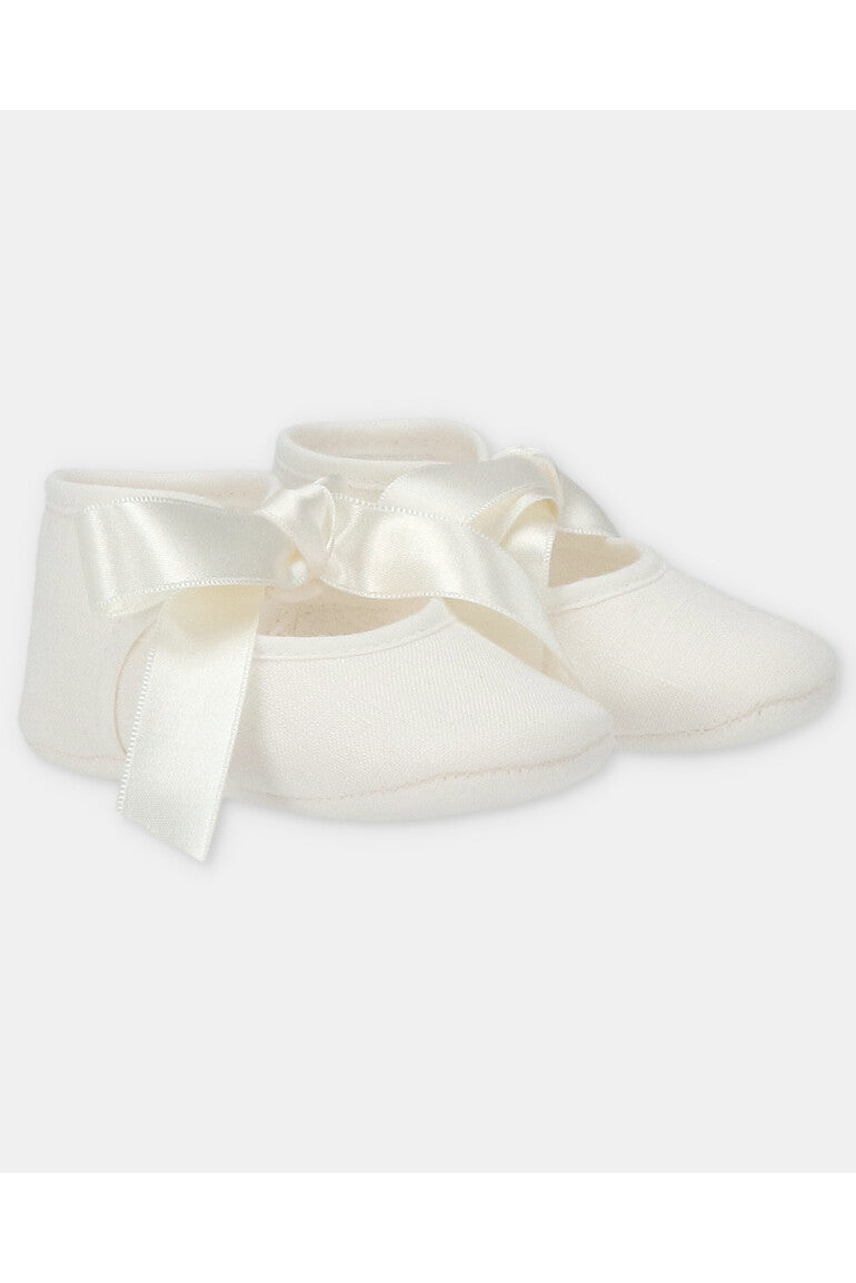 Merceditas de Lino con Lazo Crudo