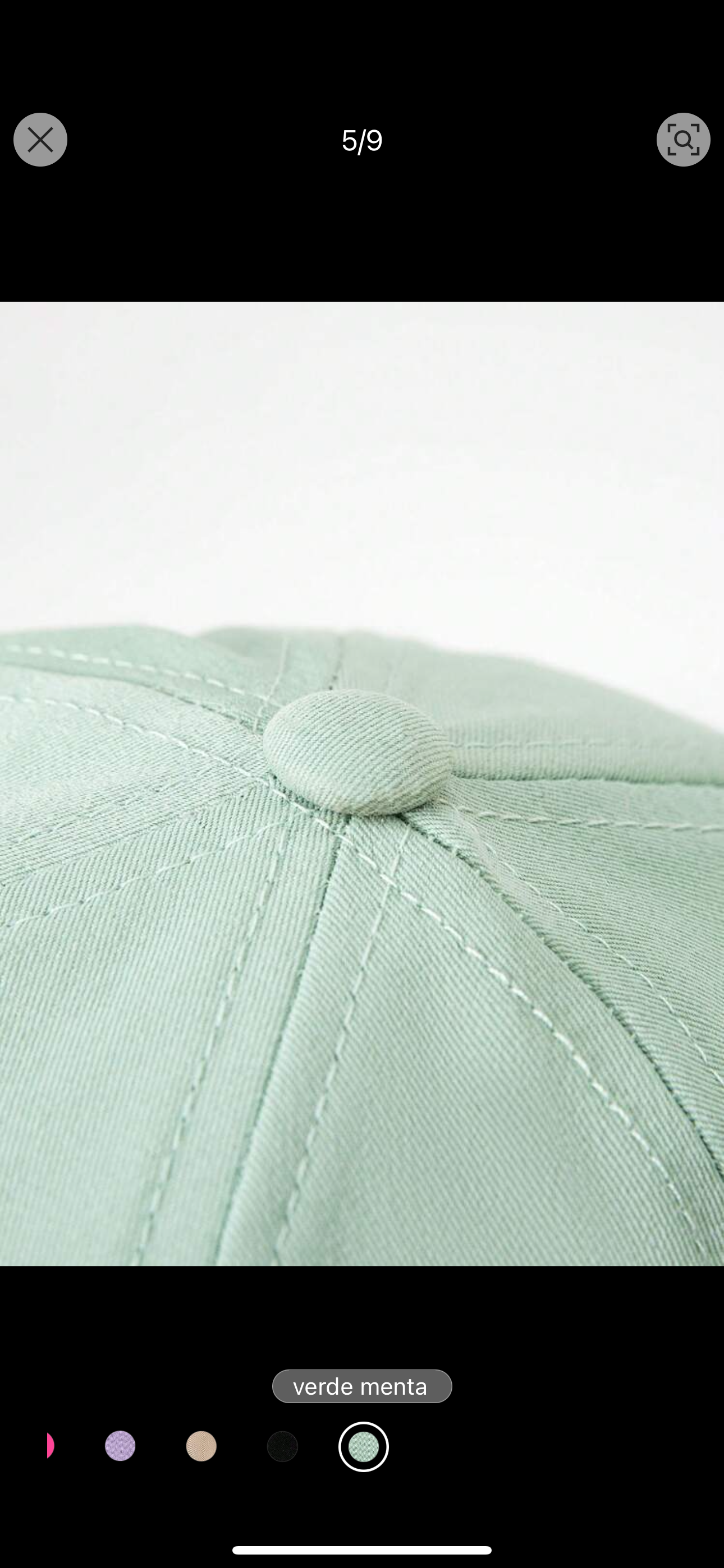 Gorra de Margarita Verde Pistacho