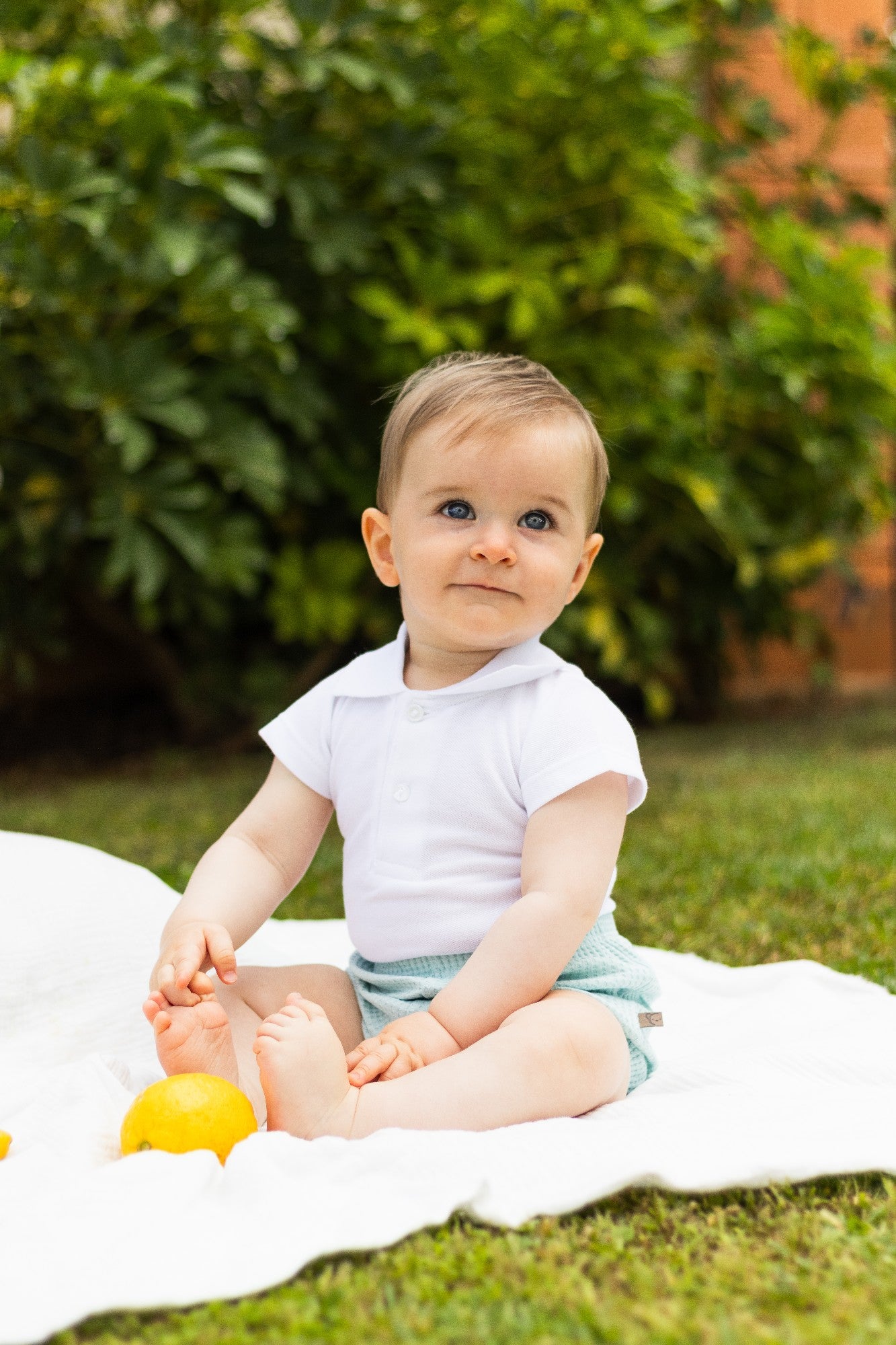 Body Polo Manga Corta con Botones