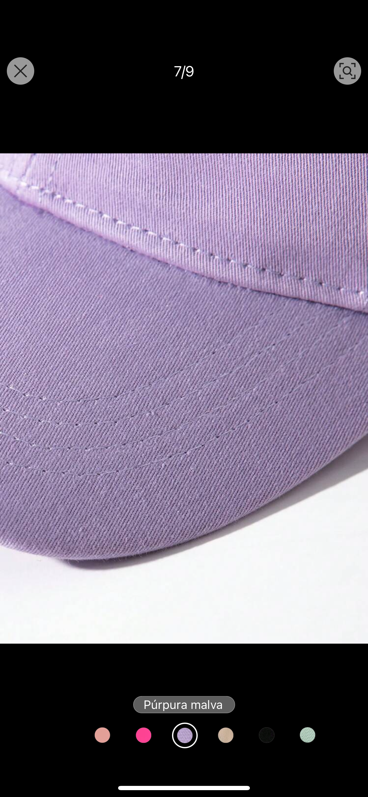 Gorra de Margarita Lila